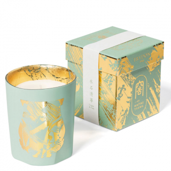 Cire Trudon, Duftkerze, im Glas, Maitre TsengxTrudon L'ESPRIT DE L'EAU jade-gold, Geschenkbox